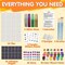 JOYIN 24 Magnetic Mini Tiles Art Kit, Creativity DIY Paint, Arts and Crafts for Kids, DIY Supplies for Party Favors, Family Activity, Birthday Present, Toys Gifts for Boys and Girls Ages 4-12